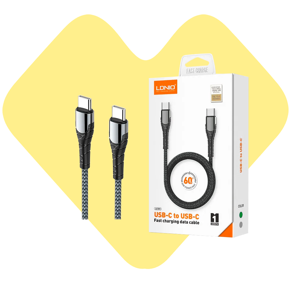 Cable Tipo-C a Tipo-C 1 Metro LDNIO