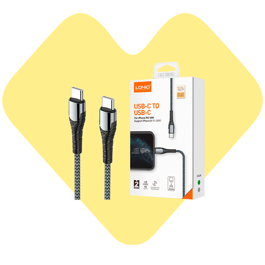 Cable Tipo-C a Tipo-C 2 Metros LDNIO